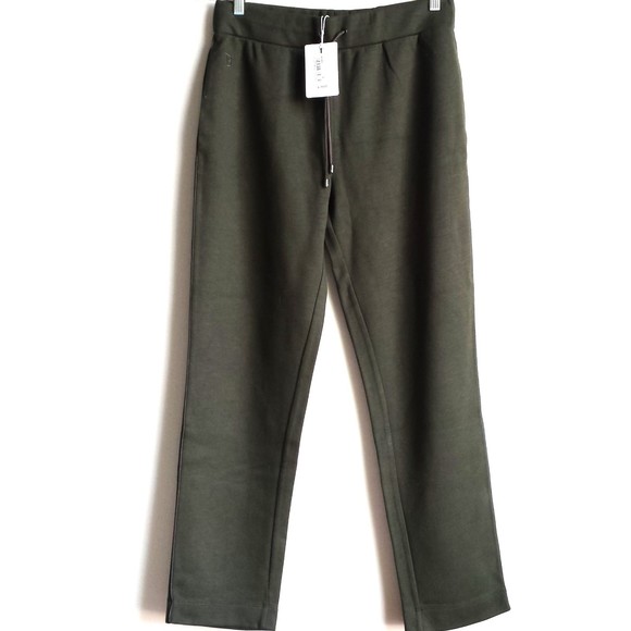 Ted Baker NWT Vveria Relaxed jogger Casual Drawstring Olive Green Pant Sz 6 M - Picture 5 of 14